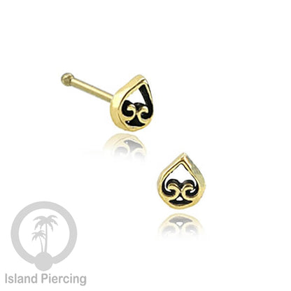 Tindik Hidung Kuningan Nose Pin Brass Nose Jewelry desain khusus Island Piercing