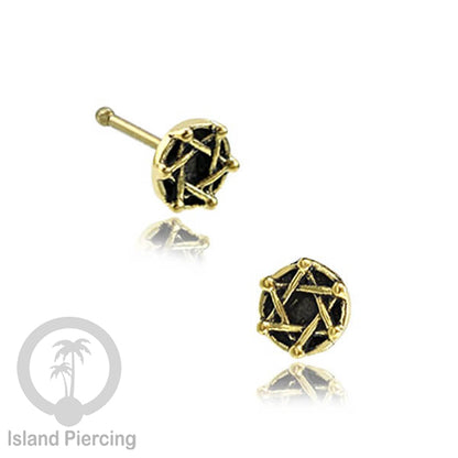 Tindik Hidung Kuningan Nose Pin Brass Nose Jewelry desain khusus Island Piercing