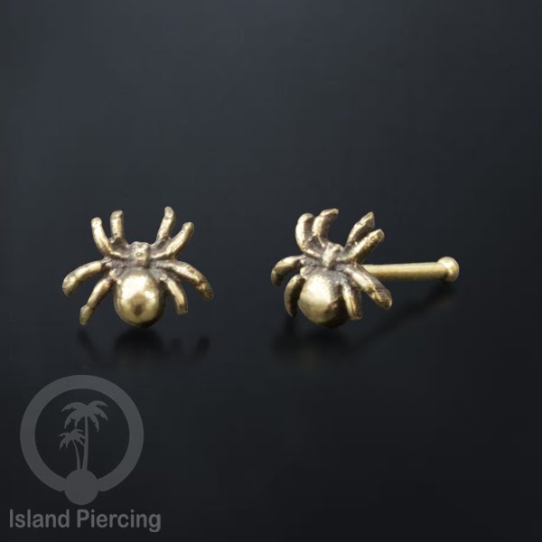 Tindik Hidung Kuningan Nose Pin Brass Nose Jewelry desain khusus Island Piercing