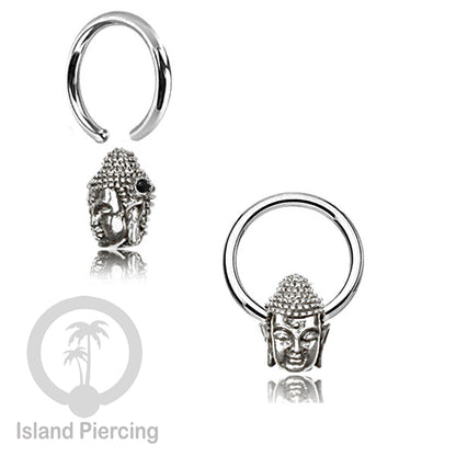 BCR piercing stainless dengan dekorasi kuningan putih banyak pilihan