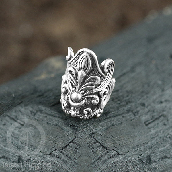White Brass Ear-cuffs anting perhiasan kuningan putih penjepit telinga banyak variasi unik, bisa pakai tanpa lubang.