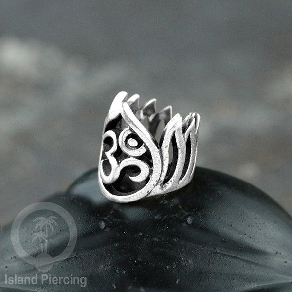 White Brass Ear-cuffs anting perhiasan kuningan putih penjepit telinga banyak variasi unik, bisa pakai tanpa lubang.