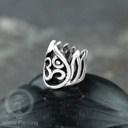 White Brass Ear-cuffs anting perhiasan kuningan putih penjepit telinga banyak variasi unik, bisa pakai tanpa lubang.