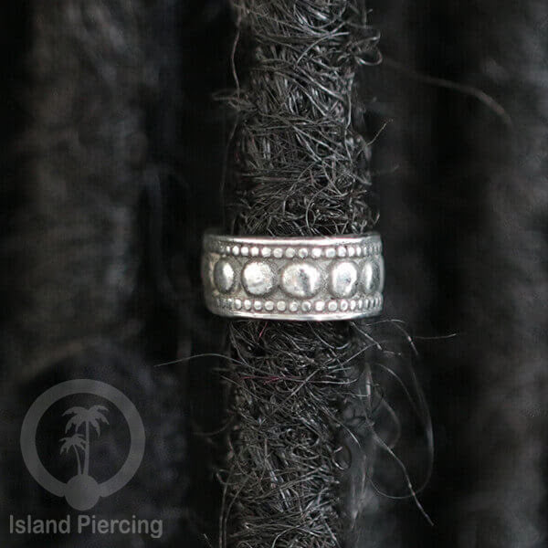 White Brass Ear-cuffs anting perhiasan kuningan putih penjepit telinga motif yang unik