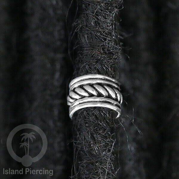 White Brass Ear-cuffs anting perhiasan kuningan putih penjepit telinga motif yang unik