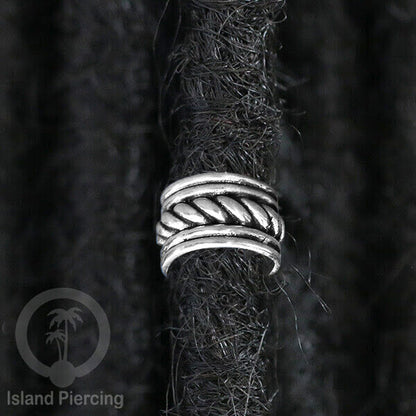 White Brass Ear-cuffs anting perhiasan kuningan putih penjepit telinga motif yang unik