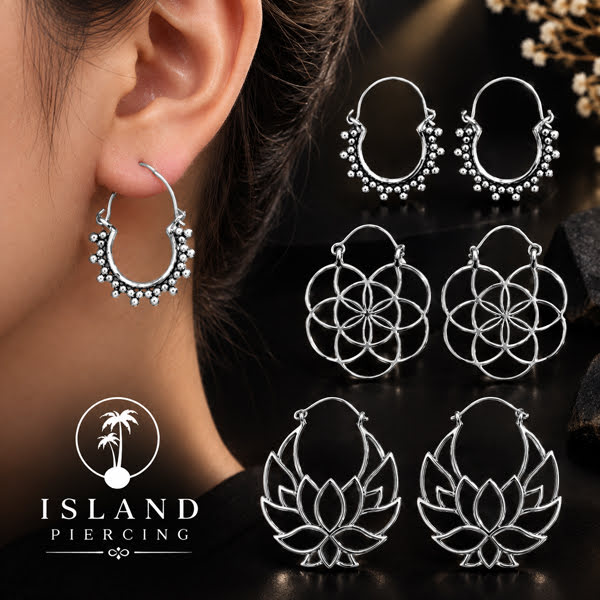 Anting kuningan putih yang kecil dan manis, Anting Kuningan Putih ukuran Kecil