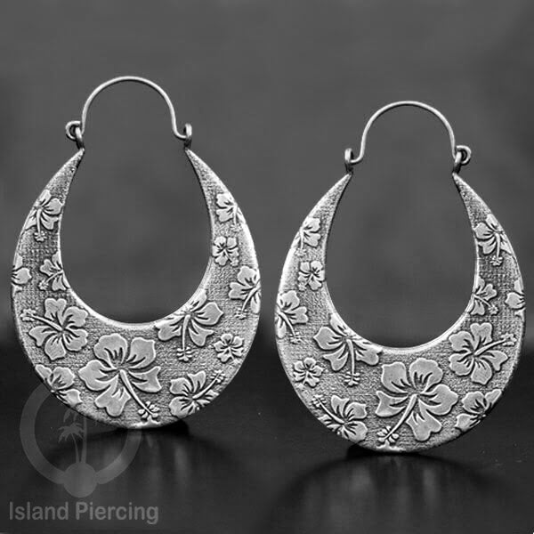 Anting Kuningan Putih pilihan model Tree of Life, Berbunga atau Mandala, White Brass Earrings