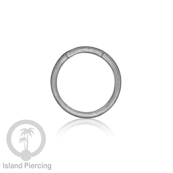 Piecing Clicker magnetik kuningan putih, White brass body jewelry stacking ring