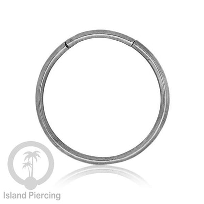 Piecing Clicker magnetik kuningan putih, White brass body jewelry stacking ring
