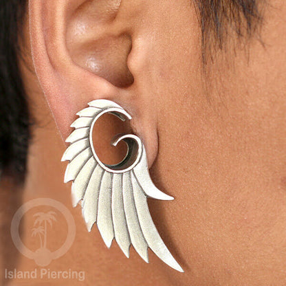 White Brass Ear-plug Tindik plug kuningan model unik dan istimewa