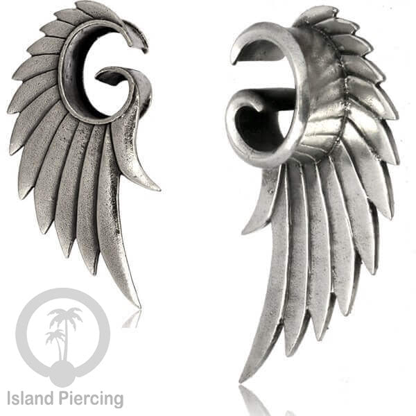 White Brass Ear-plug Tindik plug kuningan model unik dan istimewa