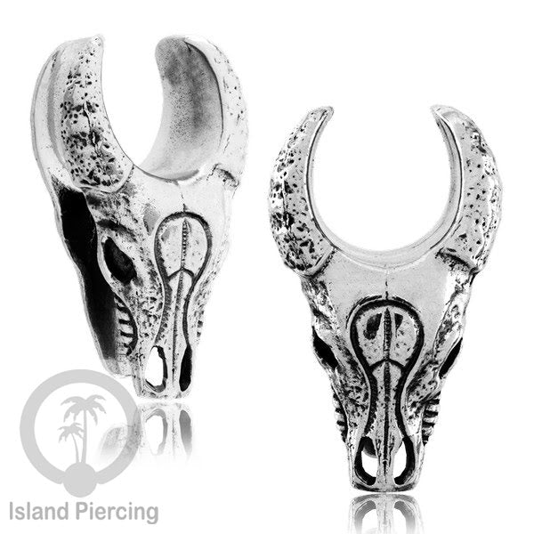 White Brass Ear-plug Tindik plug kuningan model unik dan istimewa