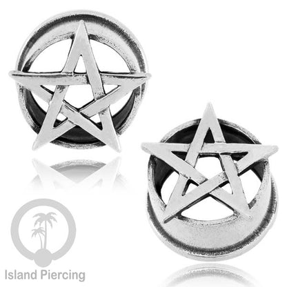 White Brass Ear-plug Tindik plug kuningan model unik dan istimewa