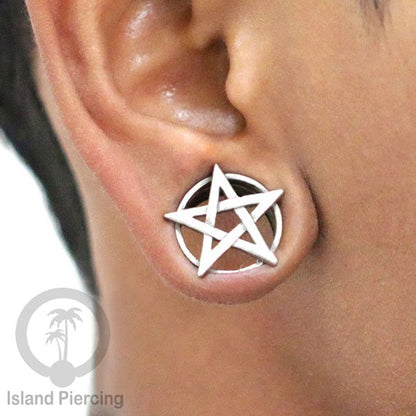 White Brass Ear-plug Tindik plug kuningan model unik dan istimewa