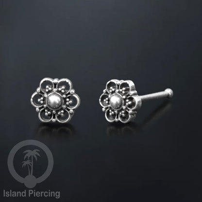 Nose Pin Piercing Silver 925 asli Jewelry Perhiasan Perak Hidung banyak desain