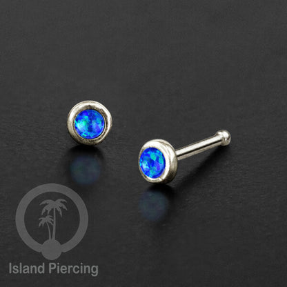 Nose Pin Piercing Silver 925 asli Jewelry Perhiasan Hidung perak dengan batu atau mutiara
