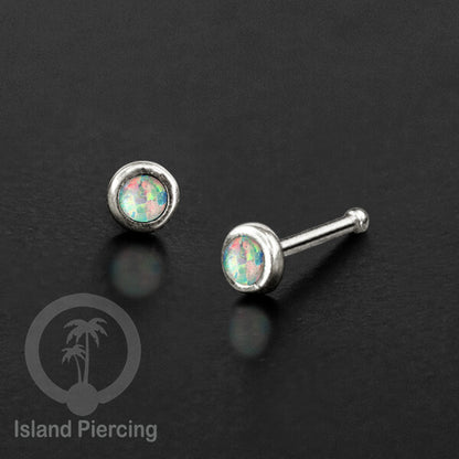 Nose Pin Piercing Silver 925 asli Jewelry Perhiasan Hidung perak dengan batu atau mutiara