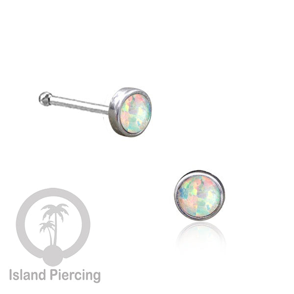 Nose Pin Piercing Silver 925 asli Jewelry Perhiasan Hidung perak dengan batu atau mutiara