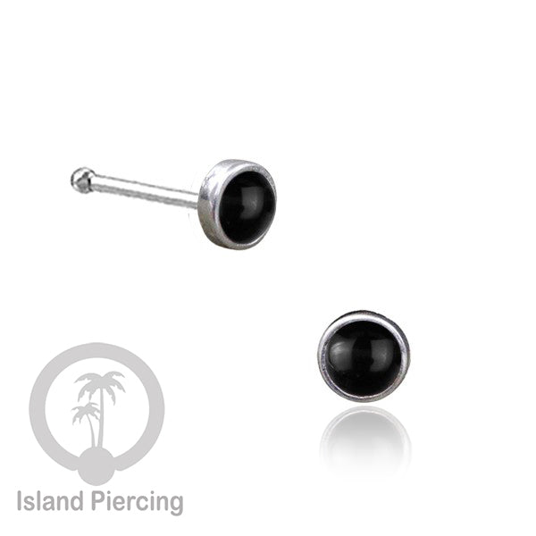 Nose Pin Piercing Silver 925 asli Jewelry Perhiasan Hidung perak dengan batu atau mutiara
