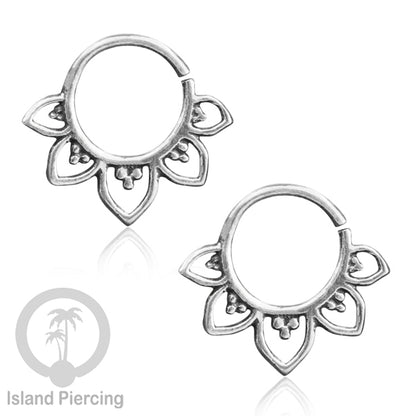 Septum Piercing dan Tindik Anting Perak 925 untuk telinga, Tragus, Daith dan Helix Piercing