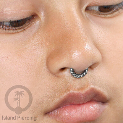 Septum Piercing dan Tindik Perak, 925 Silver, Tragus, Helix dan Daith Piercing 6,8,10mm
