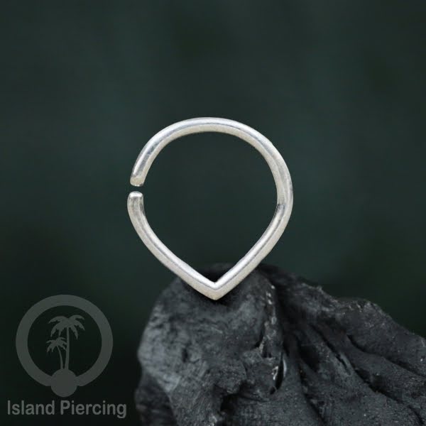 Septum Piercing dan Tindik Anting Perak, 925 Silver, Tragus, Helix dan Daith Piercing 6,8,10mm