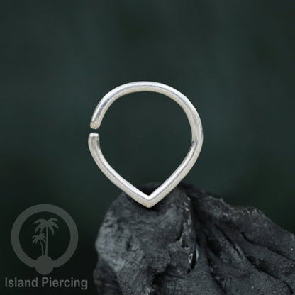 Septum Piercing dan Tindik Anting Perak, 925 Silver, Tragus, Helix dan Daith Piercing 6,8,10mm