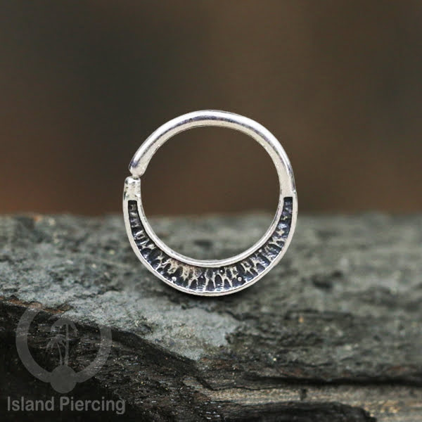 Septum Piercing dan Tindik Anting Perak, 925 Silver, Tragus, Helix dan Daith Piercing 6,8,10mm
