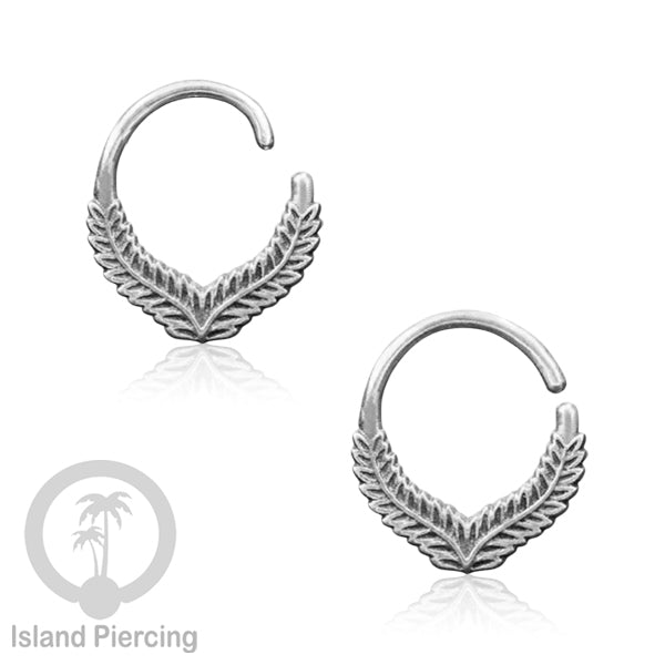 Septum Piercing dan Tindik Anting Perak, 925 Silver,Daith , Helix dan Tragus Piercing 6,8,10mm