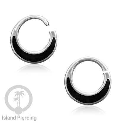 Septum Piercing Anting Perak, 925 Silver,Daith , Tragus dan Helix Piercing Kerang Laut