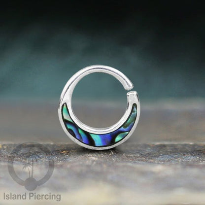 Septum Piercing Anting Perak, 925 Silver,Daith , Tragus dan Helix Piercing Kerang Laut