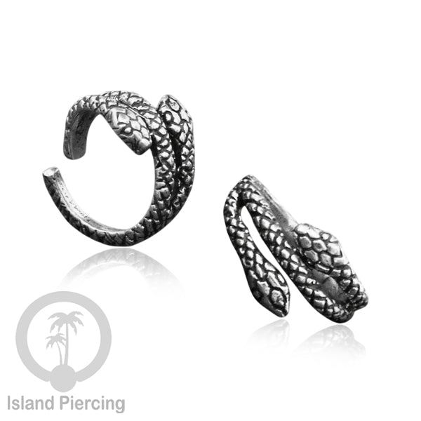 Piercing dan Tindik Anting Perak, 925 Silver, Daith, Tragus dan Helix Piercing 6 &amp; 8mm