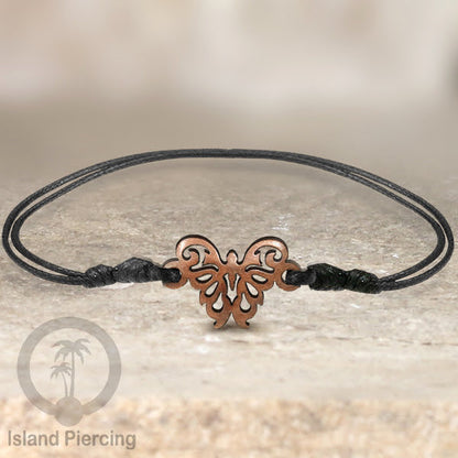Gelang Tangan Tali yang pakai Liotin kayu model yang menarik, cocok untuk semua umur