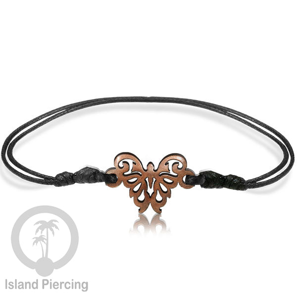 Gelang Tangan Tali yang pakai Liotin kayu model yang menarik, cocok untuk semua umur