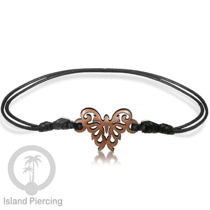 Gelang Tangan Tali yang pakai Liotin kayu model yang menarik, cocok untuk semua umur