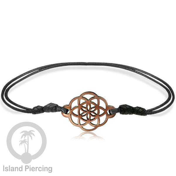 Gelang Tangan Tali yang pakai Liotin kayu model yang menarik, cocok untuk semua umur