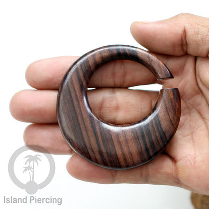 Tindik Anting Piercing Kayu Sono polos Ear-weight khusus telinga lubang besar.