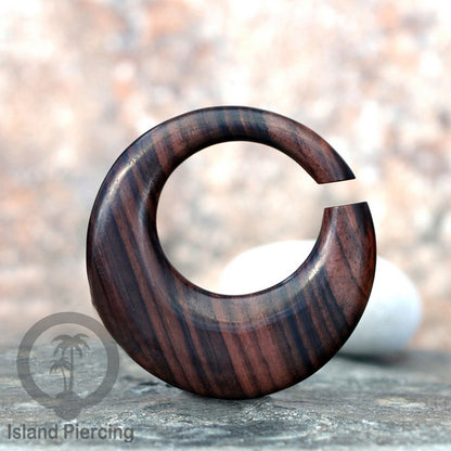 Tindik Anting Piercing Kayu Sono polos Ear-weight khusus telinga lubang besar.