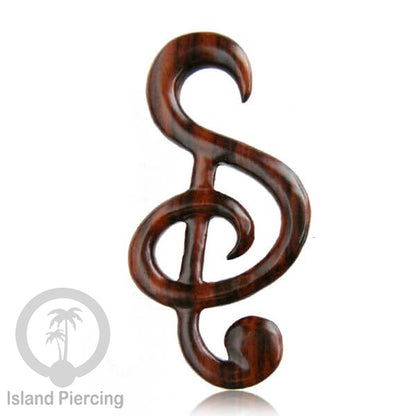 Wood Piercing  Jewelry, Perhiasan Anting Tindik Kayu banyak motif ukiran tangan