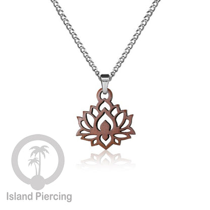 Perhiasan Stainless Kalung Liontin kecil warna Gold motif Bunga, Dragonfly, Kunci, Fairy, Butterfly, Spider