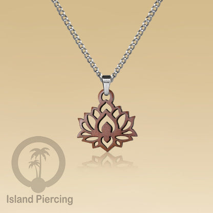Perhiasan Stainless Kalung Liontin kecil warna Gold motif Bunga, Dragonfly, Kunci, Fairy, Butterfly, Spider