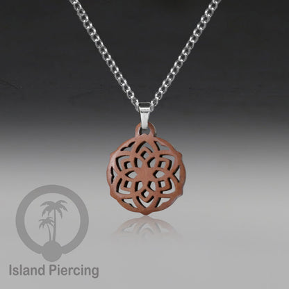 Perhiasan Stainless Kalung Liontin kecil warna Gold motif Bunga, Dragonfly, Kunci, Fairy, Butterfly, Spider