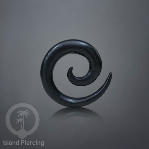 Aniting Tindik Spiral bahan Kayu polos banyak jenis kayu. Wooden Piercing Spirals