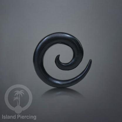 Aniting Tindik Spiral bahan Kayu polos banyak jenis kayu. Wooden Piercing Spirals