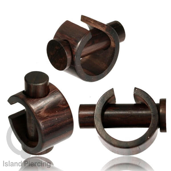 Anting Tindik kayu yang berbeda. Special style Wooden body piercing Jewelry