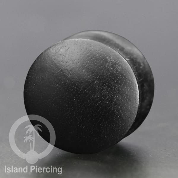 Plug tindik buatan tangan dari kayu Sono dan Kayu Arang ukir pakai tangan di pulau Bali