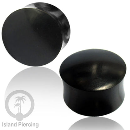 Plug tindik buatan tangan dari kayu Sono dan Kayu Arang ukir pakai tangan di pulau Bali