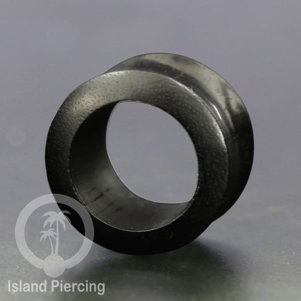 Anting Tindik Ear tunnel buatan tangan dari kayu Sono dan Kayu Arang.