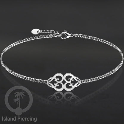 Gelang Tangan buatan Stainless Steel banyak pilihan motif. Cocok untuk Anak dan Dewasa, warna silver.